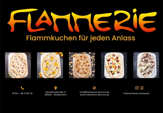 Flammerie - Flammkuchen für jeden Anlass